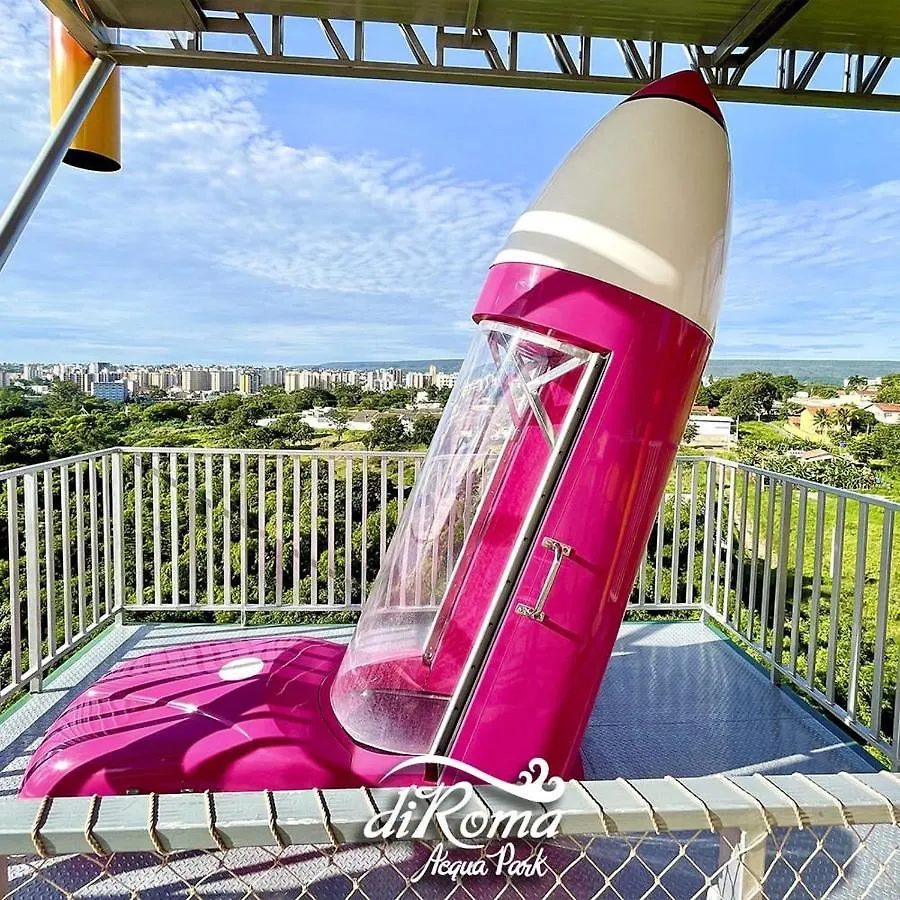 Apartment Hotel Diroma Fiori Com Um Dia De Acesso No Acqua Park Diroma Caldas Novas