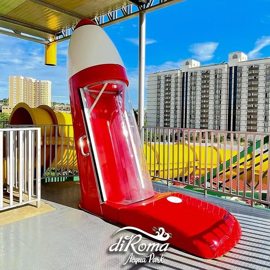 Apartment Hotel Diroma Fiori Com Um Dia De Acesso No Acqua Park Diroma Caldas Novas